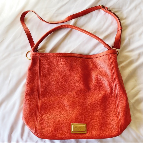 Marc Jacobs Orange Oversized Tote / Crossbody Bag - Picture 2 of 6